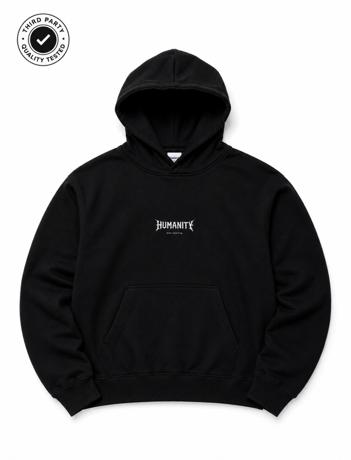 HUMANITY BLACK “EVER EVOLVING” HOODIE